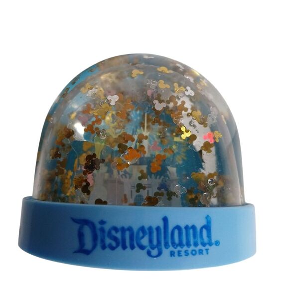 Vintage DISNEYLAND Resort SNOW GLOBE TINKER BELL CASTLE Souvenir - Picture 2 of 5